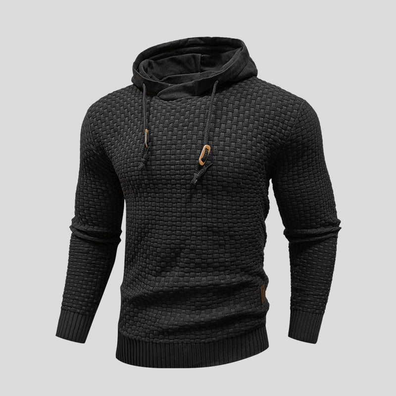 WHISTLER | TEXTURED KNIT HOODIE