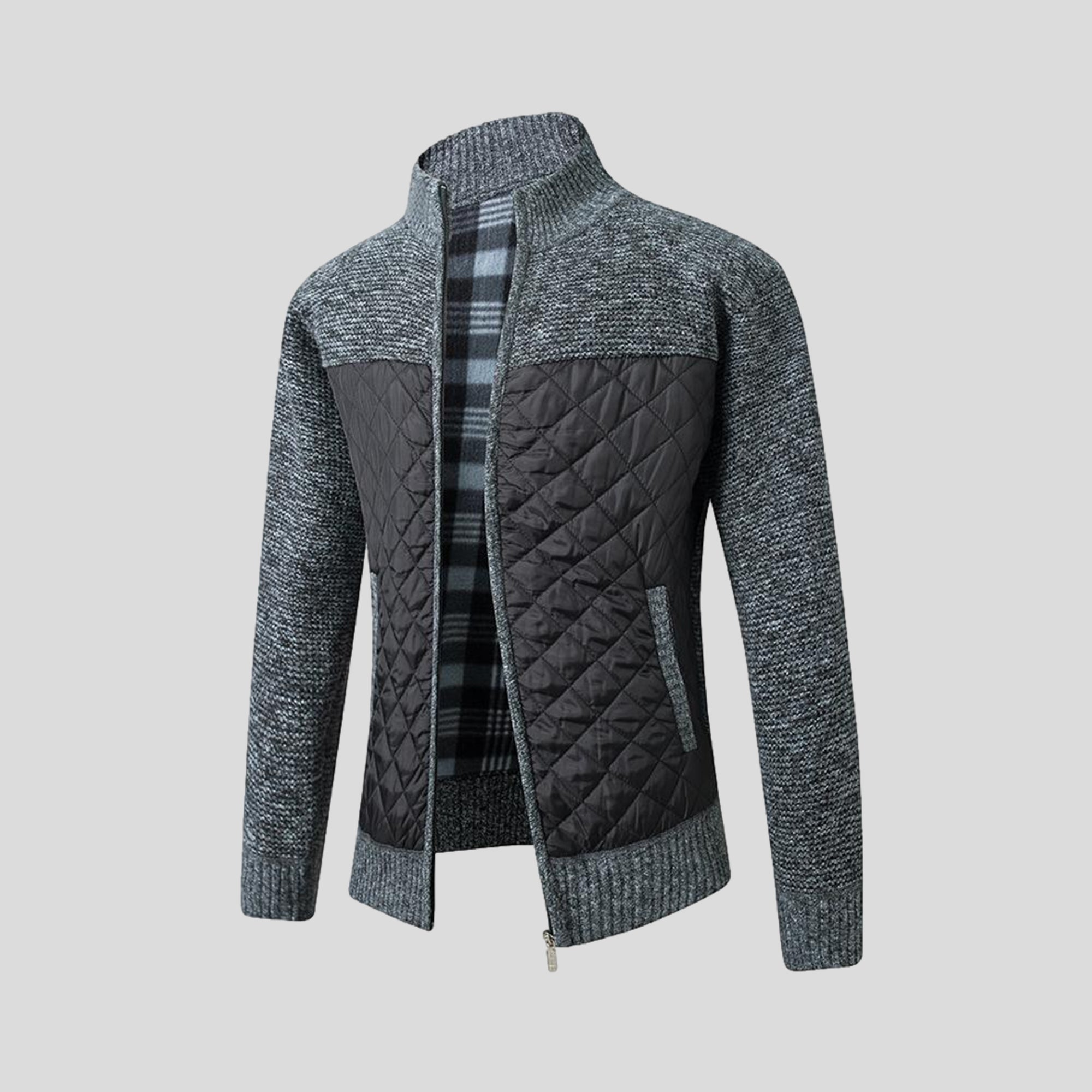 HUDSON | HYBRID QUILTED KNIT JACKET