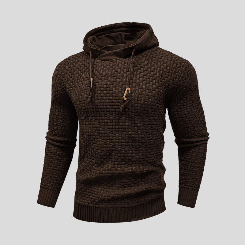 WHISTLER | TEXTURED KNIT HOODIE