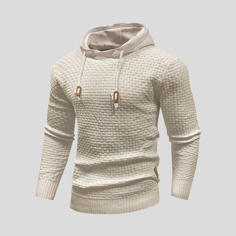WHISTLER | TEXTURED KNIT HOODIE