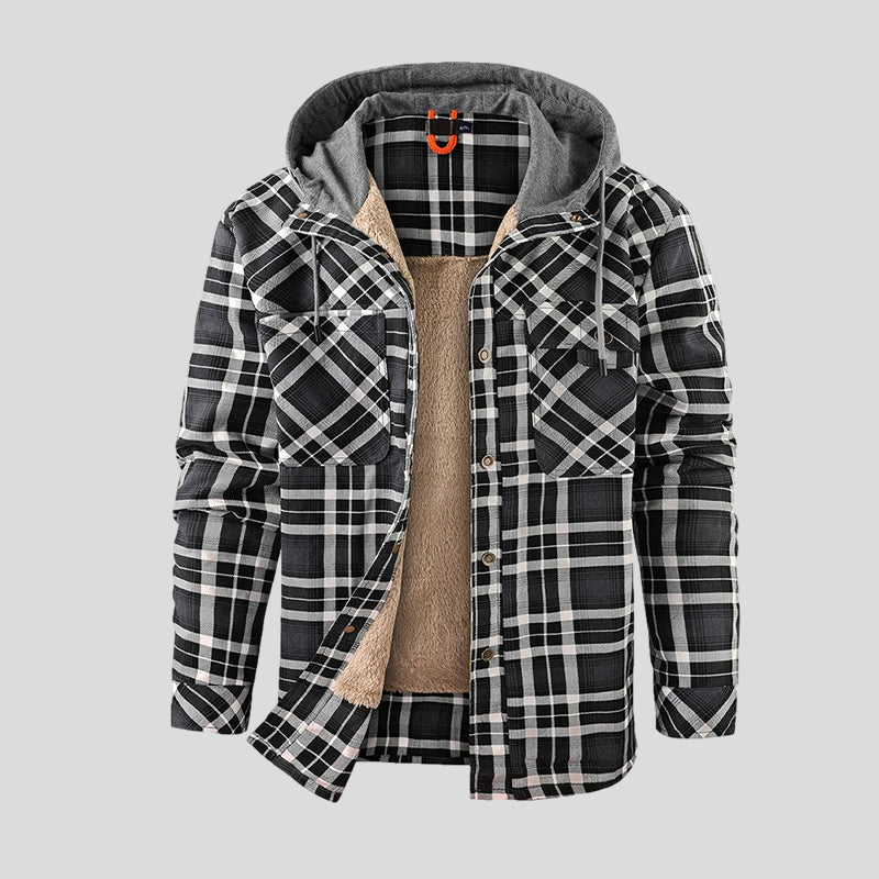 TIMBERLINE | HOODED FLANNEL JACKET