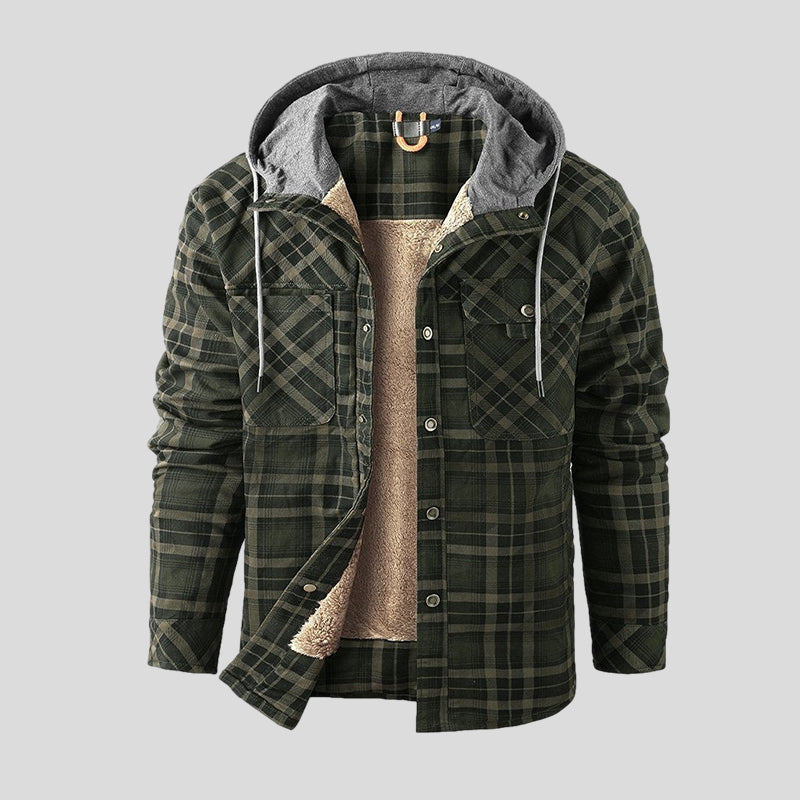 TIMBERLINE | HOODED FLANNEL JACKET